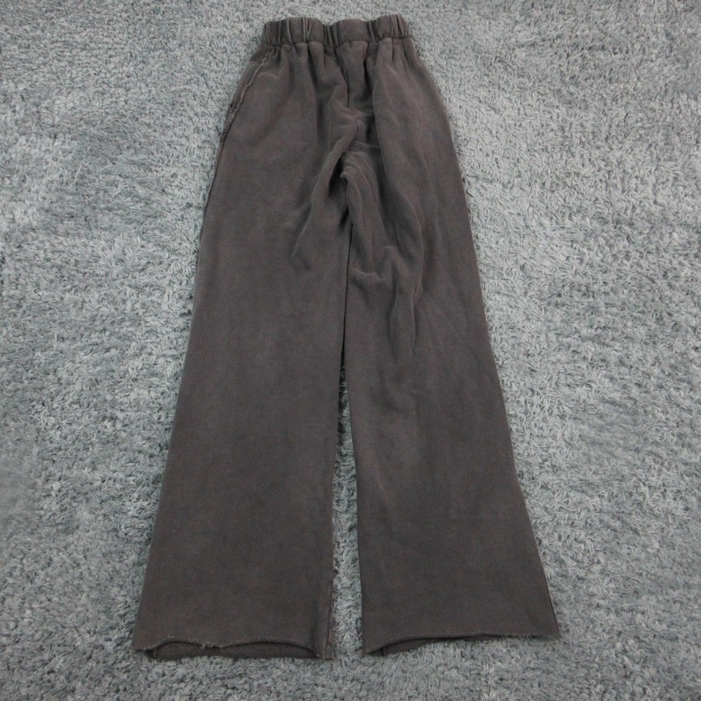 Elan Pants Womens XS Black Wide Leg French Terry Lounge Sweatpants 22x30.5* - Picture 10 of 13